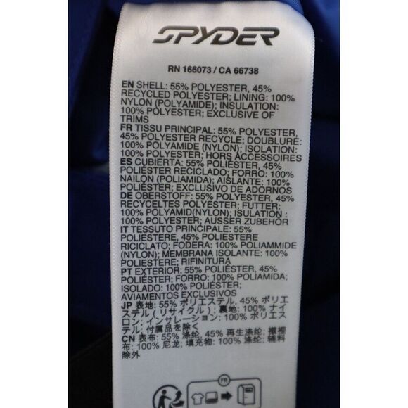 Spyder Junior Boys Sz 16 Electric Blue Ski Snowboard Propulsion Pants - Picture 5 of 9